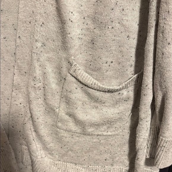 Gray Lightweight Knit Cardigan Sweater - Picture 3 of 5